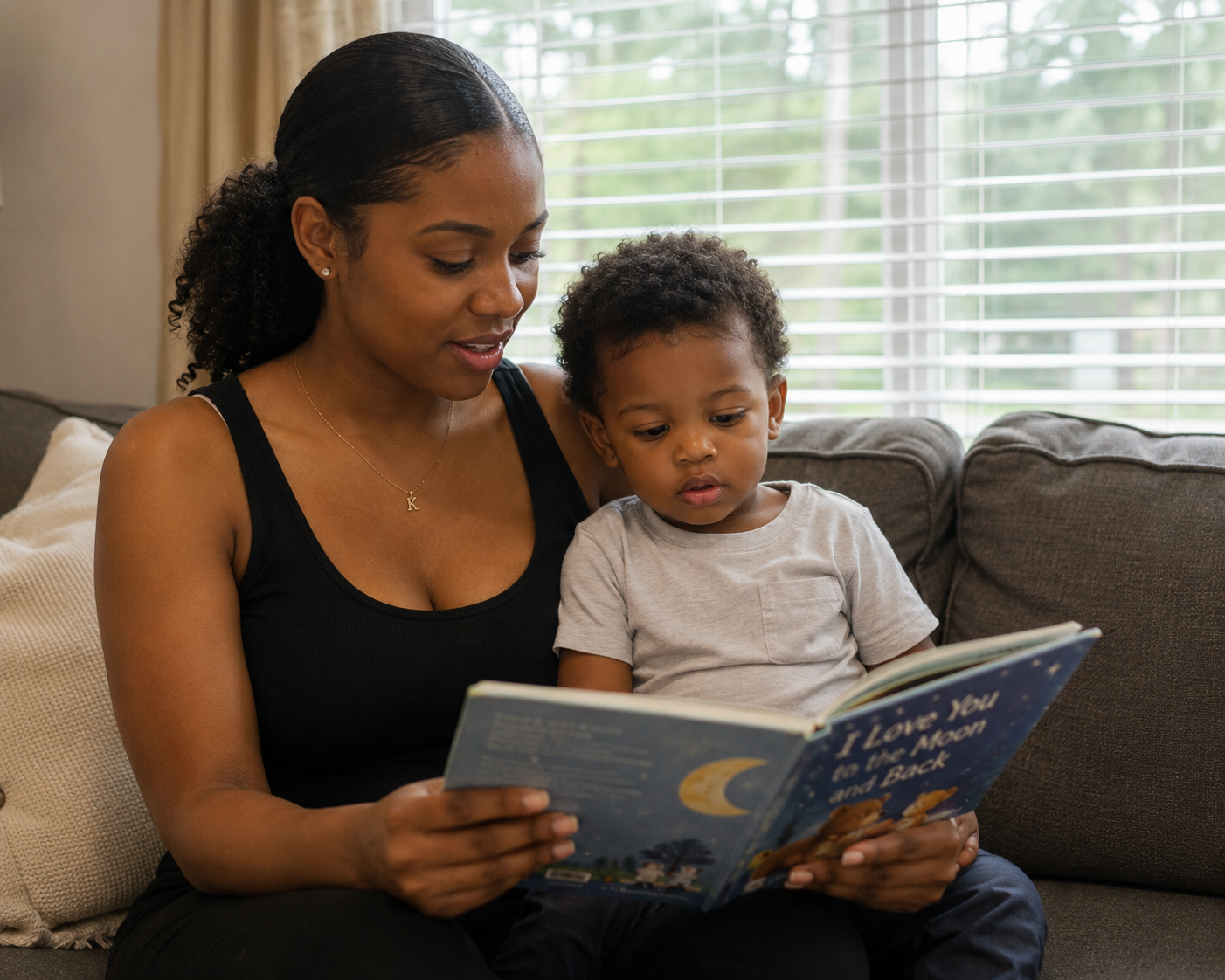 A warm, safe living room for young mothers